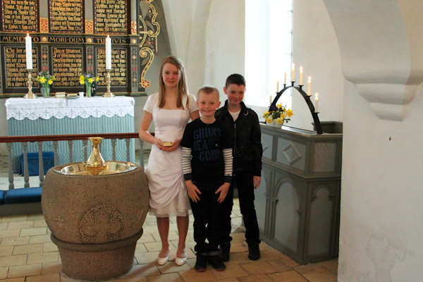 Konfirmationsbillede af Sabrina Pilemand