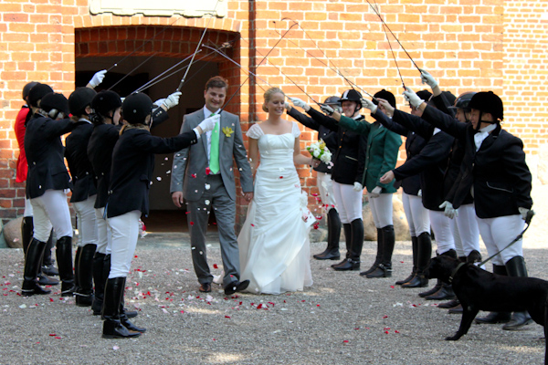 Billede fra Erika og Jakob Bryllup i Radsted kirke d. 3. juli 2010
