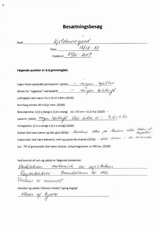 Besætningsrapport side 1
