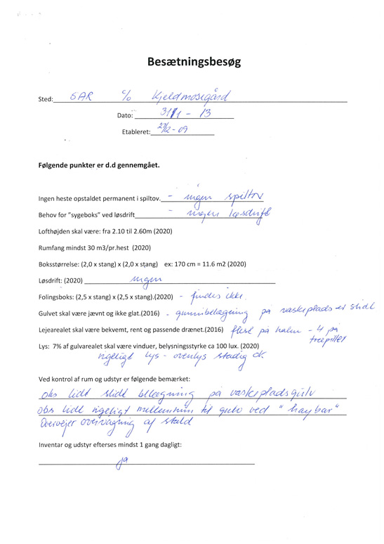 Besætningsrapport side 1