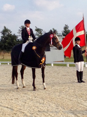 Sjællandsmester Young rider 2012 - Caroline Jacobsen og Kashmir
