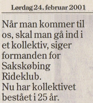 Klik for at læse hele artiklen bragt i Lolland - Falsters Folketidende 24. februar 2001